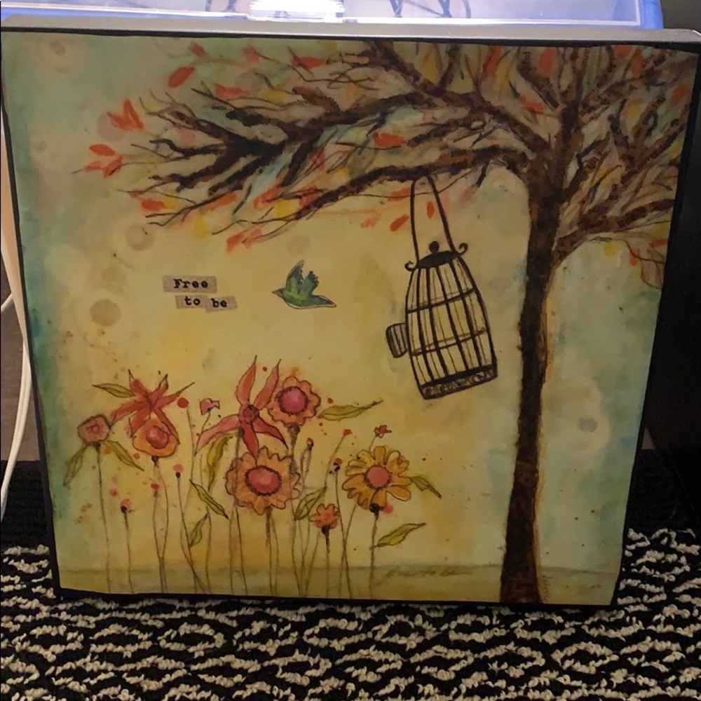 “Free to Be” canvas wall art